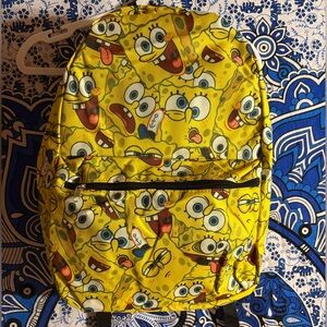 Nickelodeon yellow SpongeBob backpack